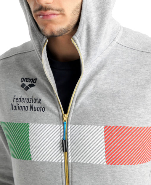 Felpa Arena Italia Fin Hooded Jacket Panel - immagine 5