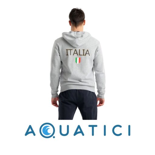 Felpa Arena Italia Fin Hooded Jacket Panel - immagine 2