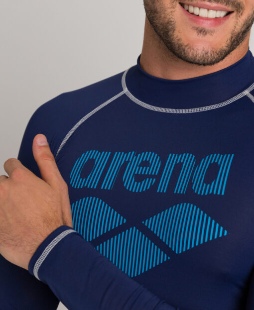 Arena Maglia Anti UV Maniche Lunghe Uomo M Rash Vest L/S - immagine 4