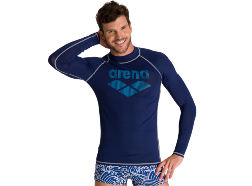 Arena Maglia Anti UV Maniche Lunghe Uomo M Rash Vest L/S