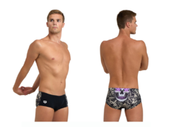 Arena Crazy King Skull Low Waist Short