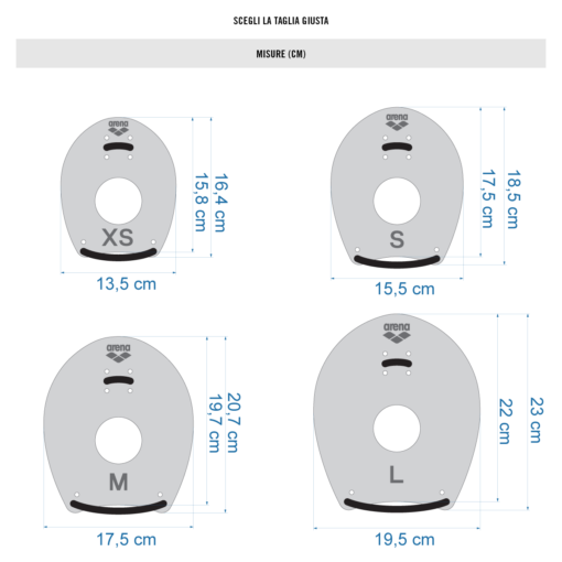 Arena Palette Elite Hand Paddle 2 - immagine 9