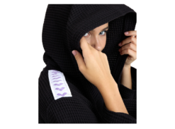 WAFFLE HOODED ROBE II WOMAN accappatoio piscina