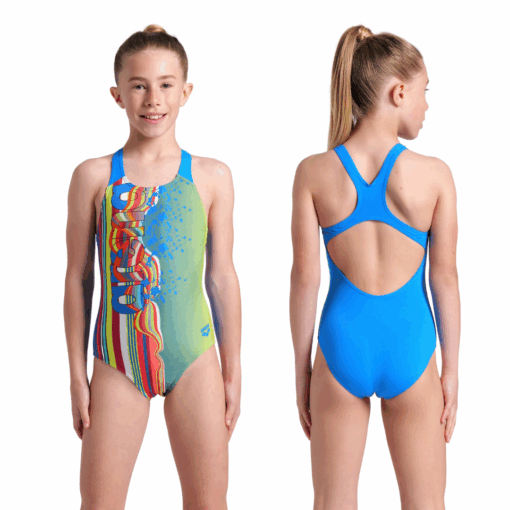 Arena Girl's Palette Swimsuit Swim Pro Back