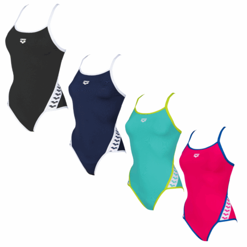 Arena Team Stripe Super Fly Back One Piece